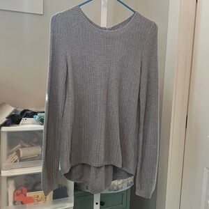 Banana Republic Gray Crew Neck Sweater